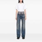 Celine Macadam Denim Double Pocket Belt Bag