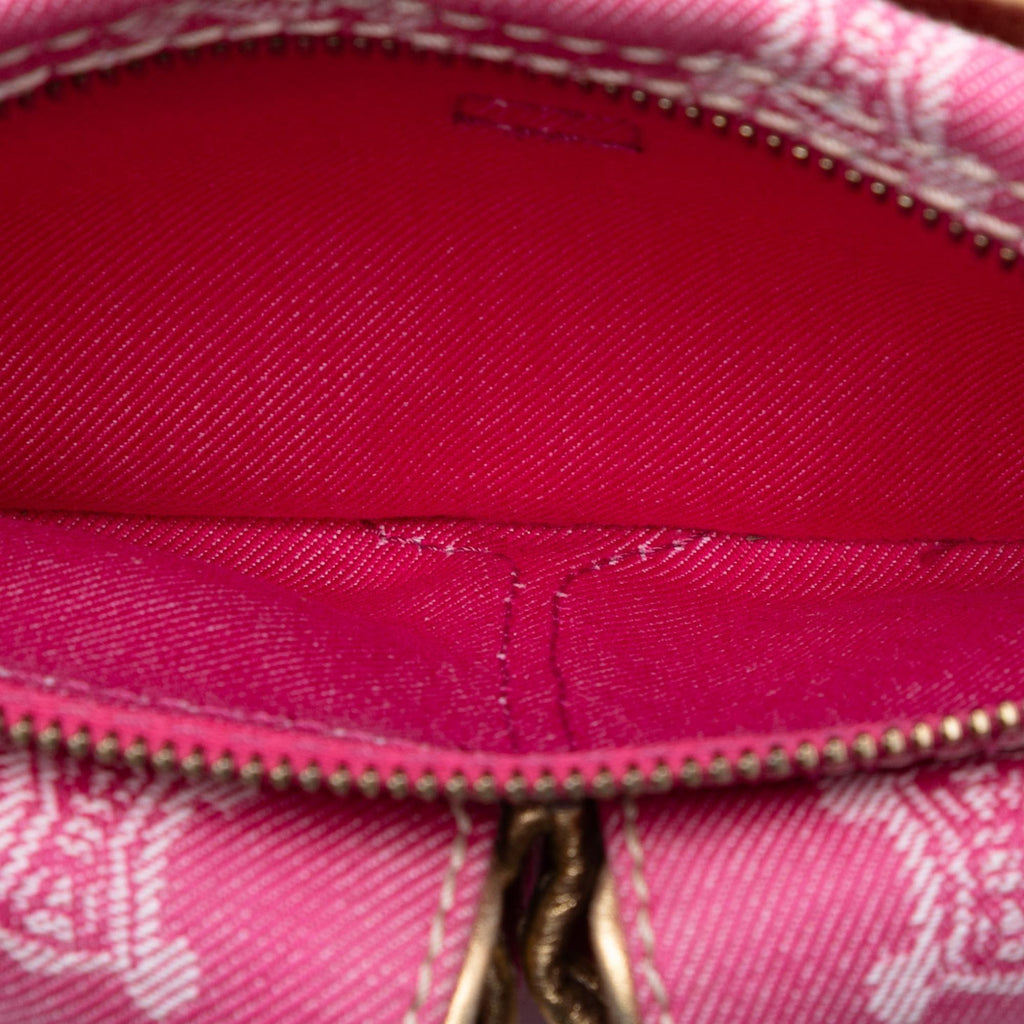 Celine Macadam Denim Double Pocket Belt Bag