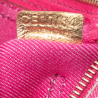 Celine Macadam Denim Double Pocket Belt Bag