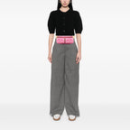 Celine Macadam Denim Double Pocket Belt Bag