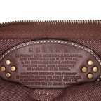Celine Macadam Denim Double Pocket Belt Bag