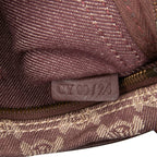 Celine Macadam Denim Double Pocket Belt Bag