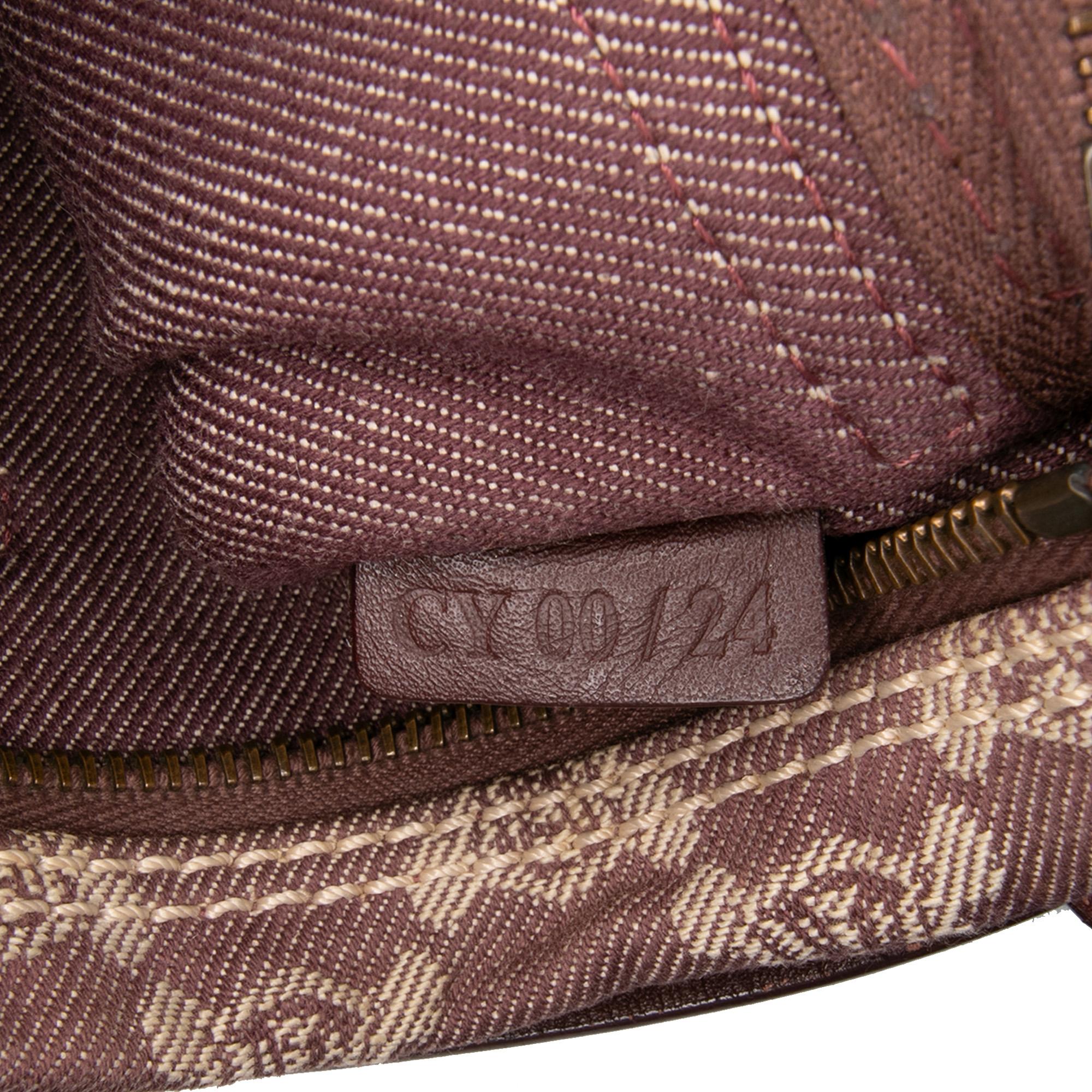Celine Macadam Denim Double Pocket Belt Bag