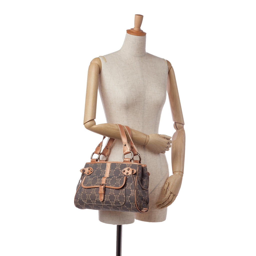 Celine Macadam Denim Handbag (SHG-35384)