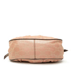 Celine Macadam Denim Pleated Shoulder Bag
