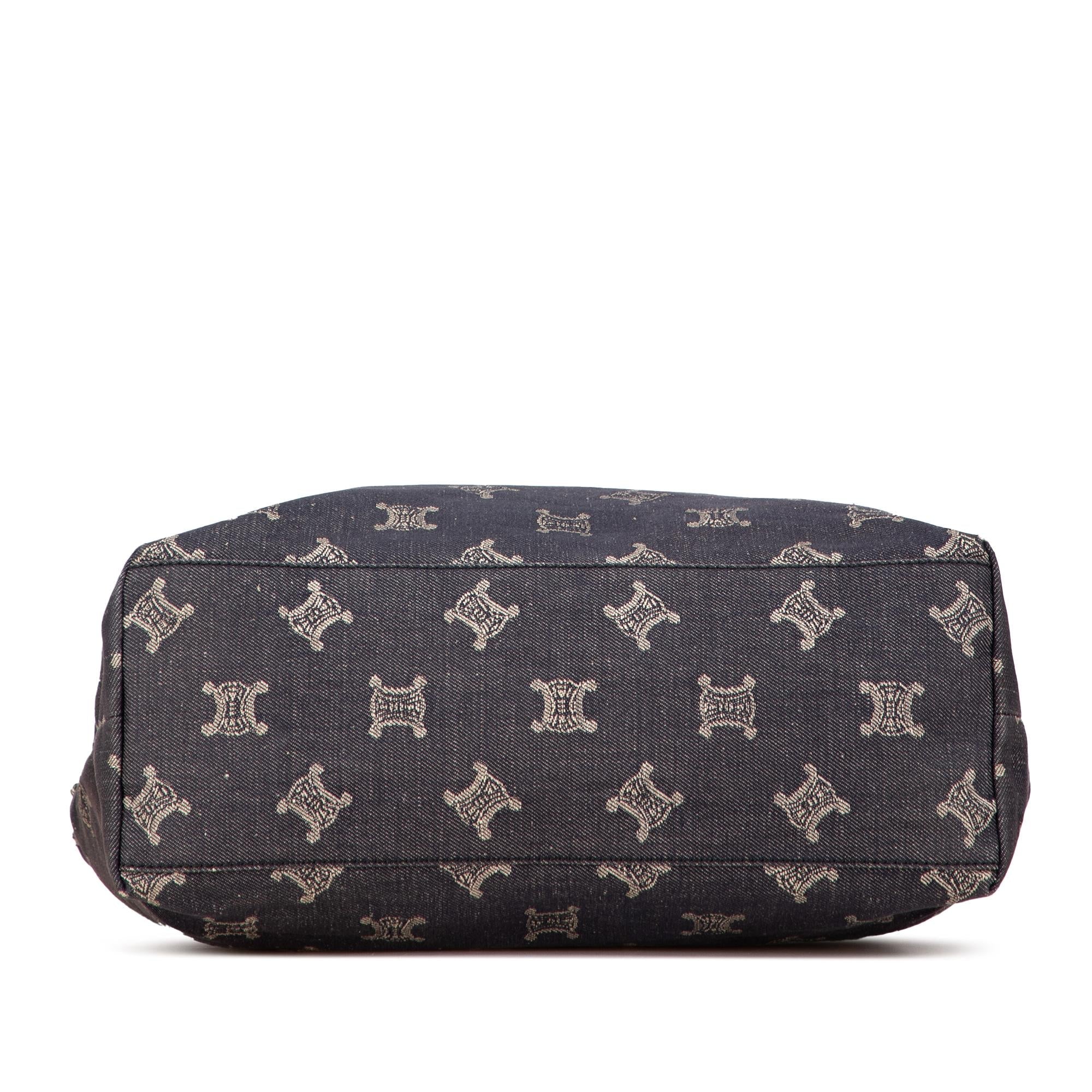 Celine Macadam Denim Tote