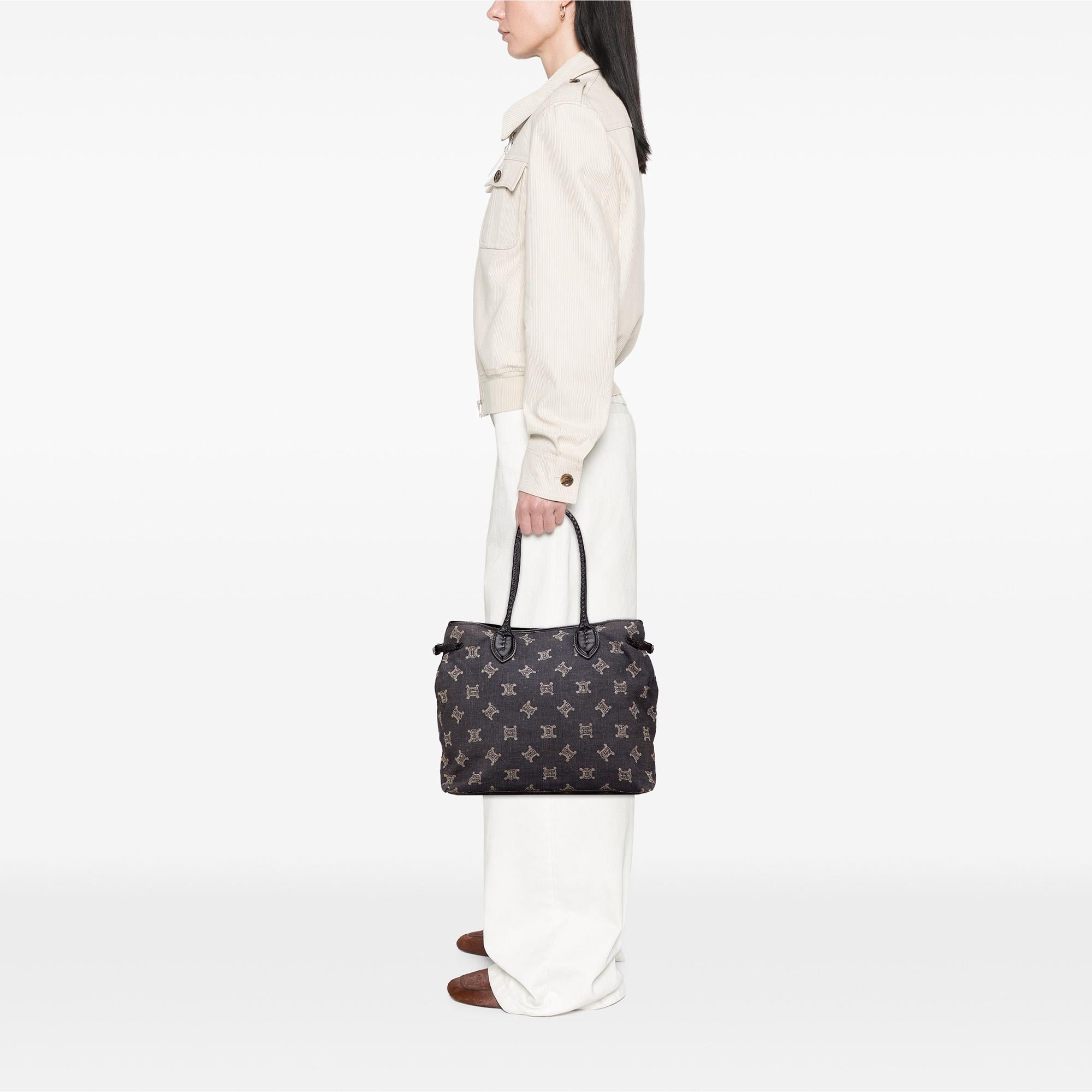 Celine Macadam Denim Tote