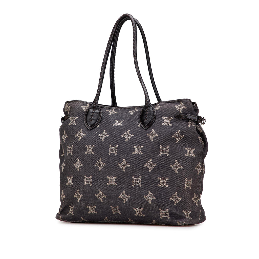 Celine Macadam Denim Tote