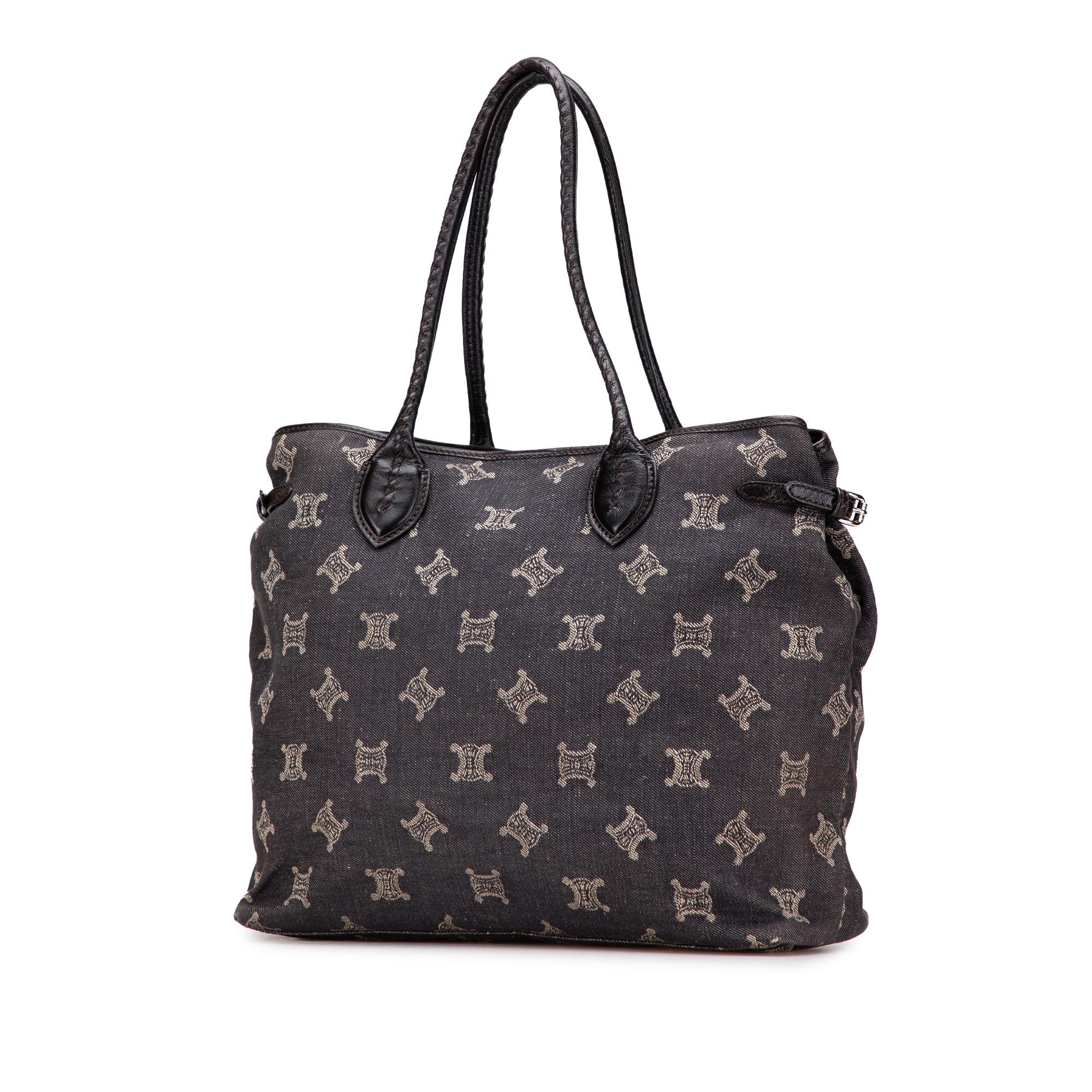 Celine Macadam Denim Tote