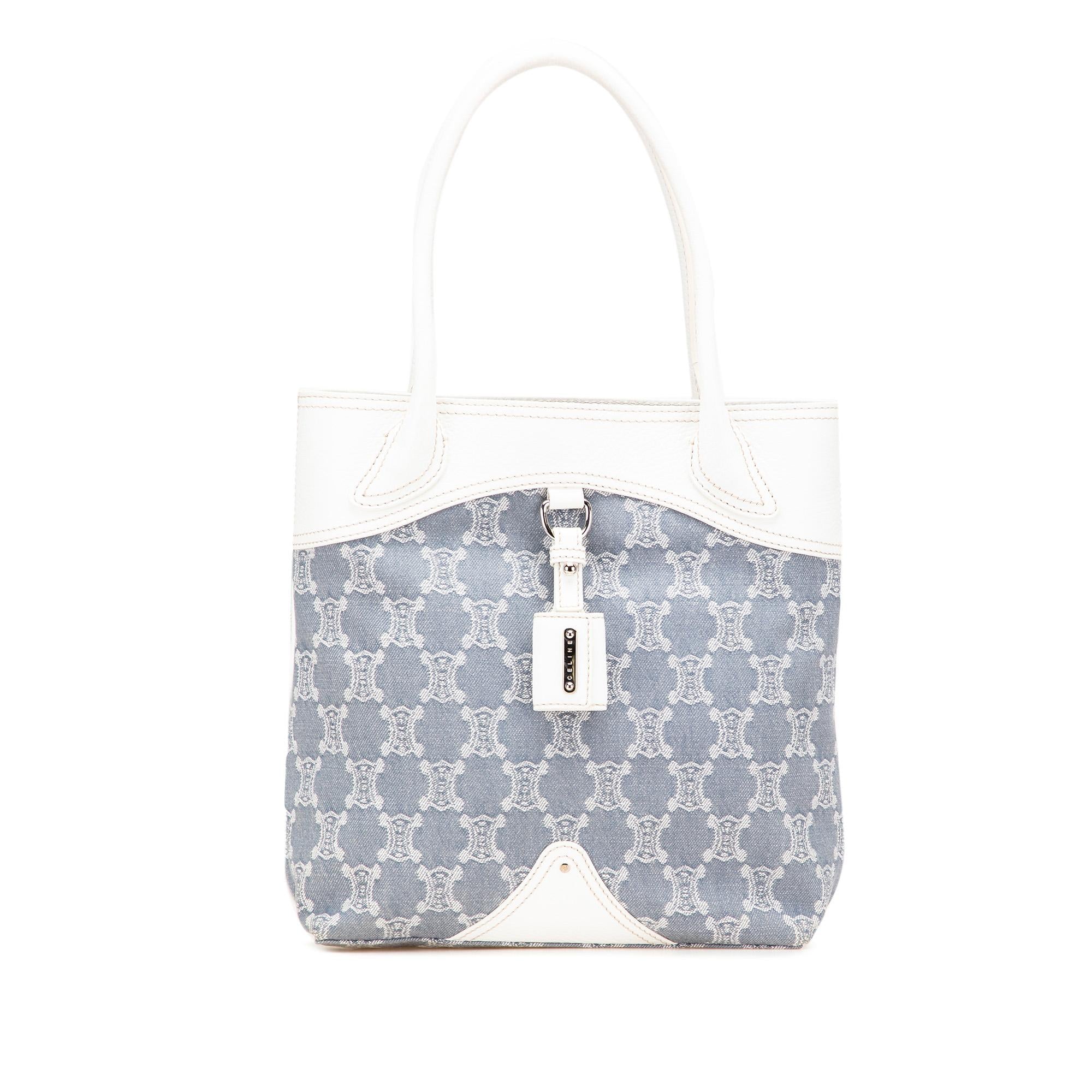 Celine Macadam Denim Tote