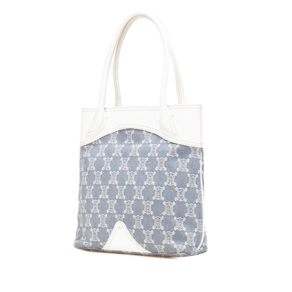 Celine Macadam Denim Tote