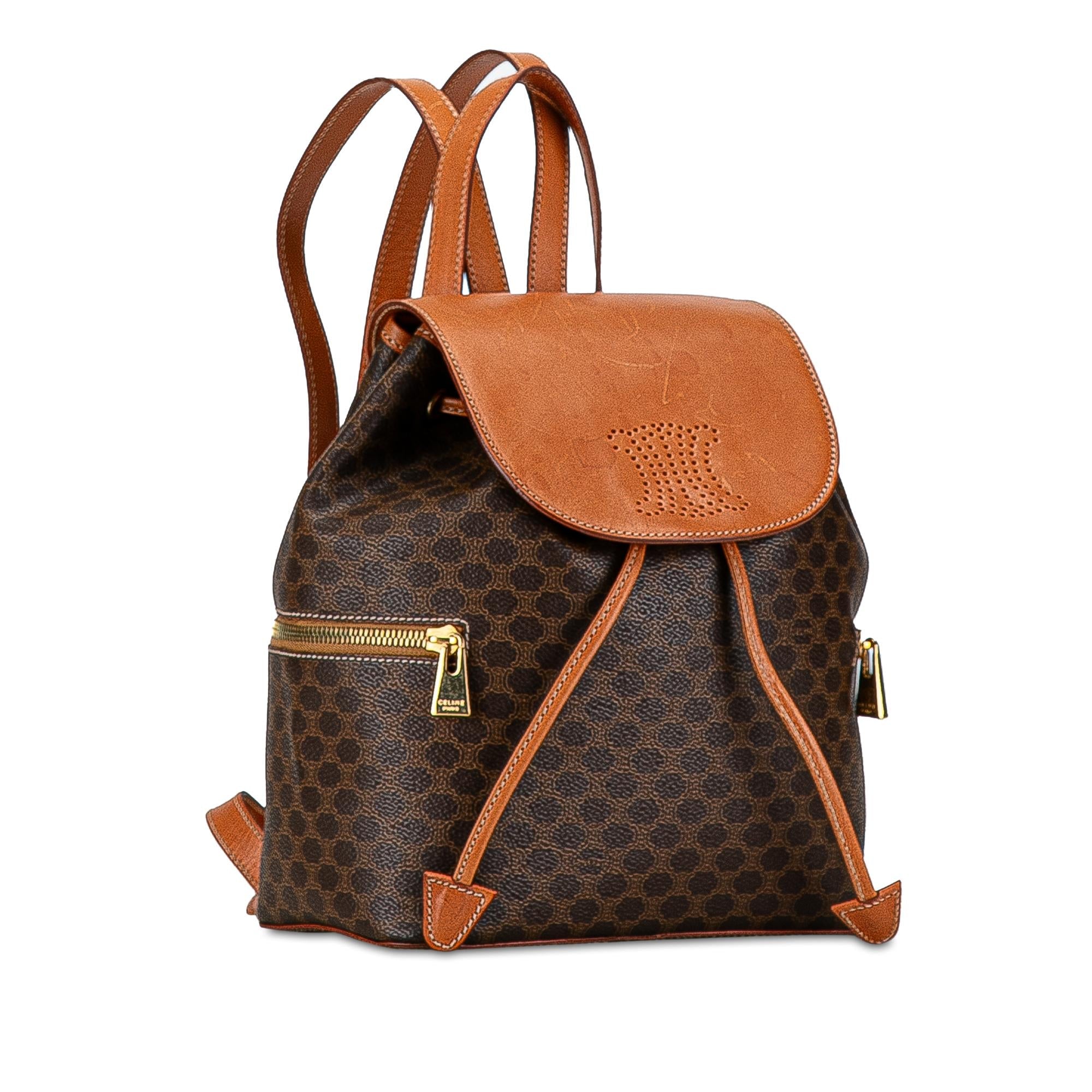 Celine Macadam Zip Pocket Backpack (SHG-IUX0KO)