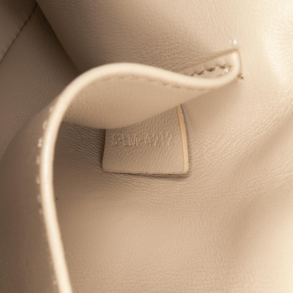 Celine Matelasse Goatskin Monochrome Chain Shoulder Bag