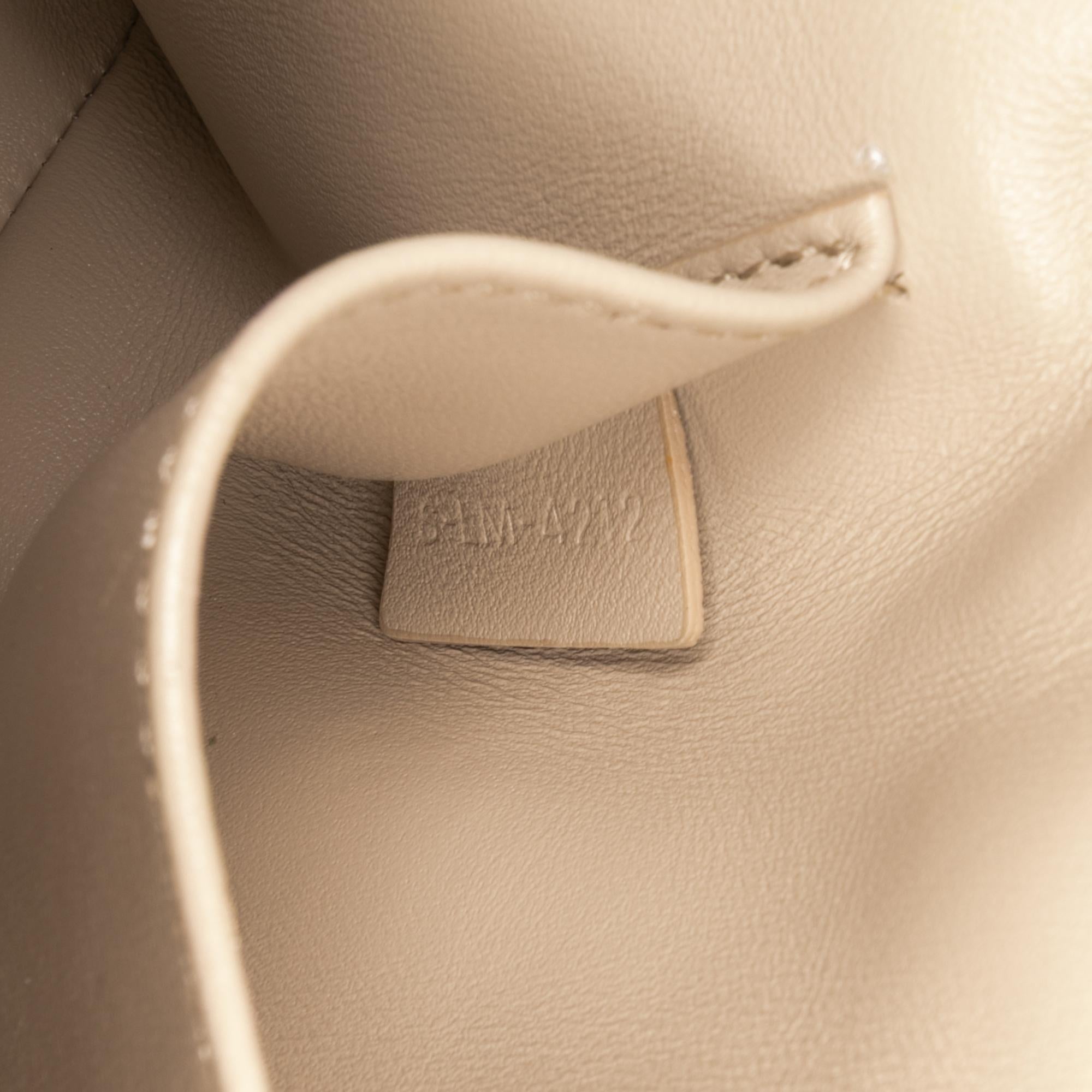Celine Matelasse Goatskin Monochrome Chain Shoulder Bag