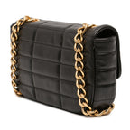 Celine Matelasse Goatskin Monochrome Chain Shoulder Bag