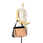 Celine Medium Bicolor Leather Edge Handbag