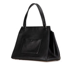 Celine Medium Bicolor Leather Edge Handbag