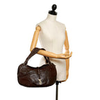Celine Medium Bittersweet Leather Handbag (SHG-37237)