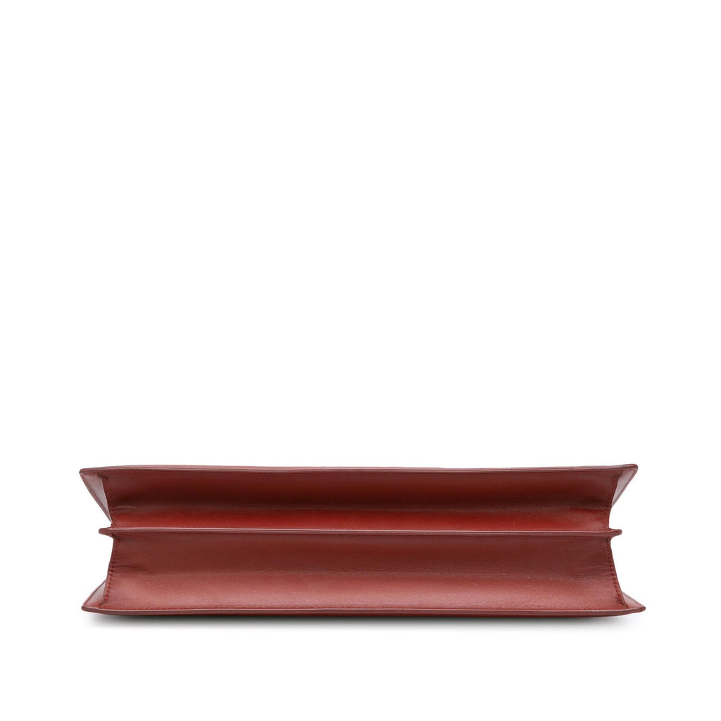 Celine Medium Calfskin Clasp Handbag