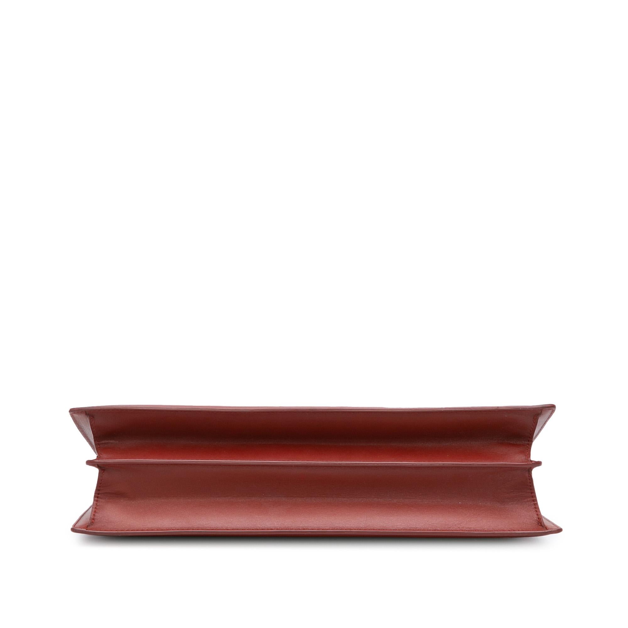 Celine Medium Calfskin Clasp Handbag