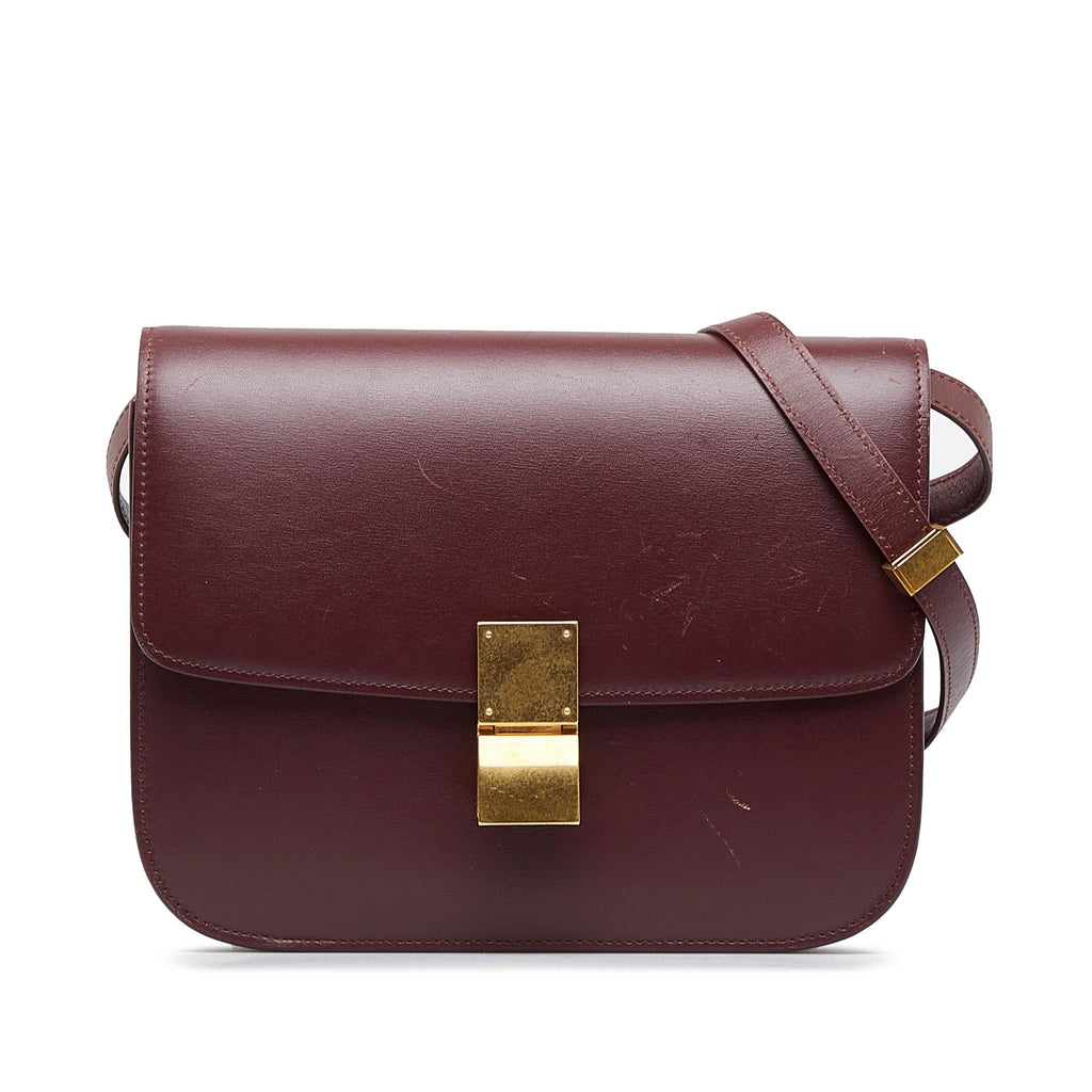 Celine Medium Calfskin Classic Box (SHG-IAHhVX)
