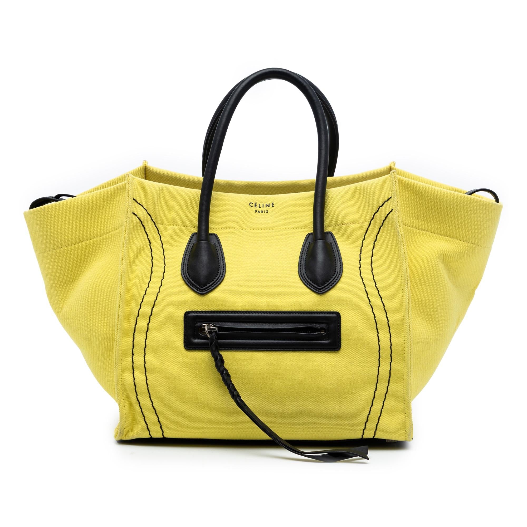 Celine Medium Canvas Phantom Luggage Tote