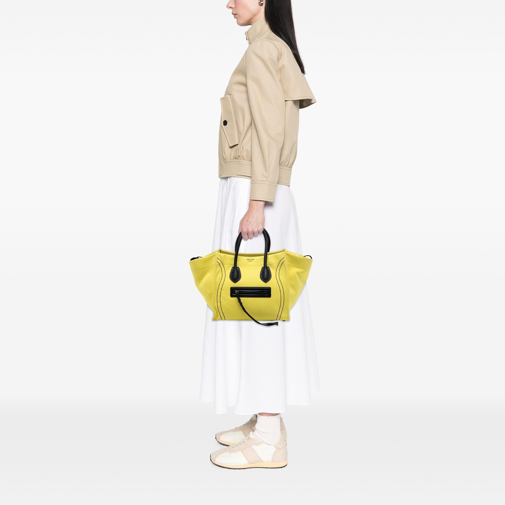 Celine Medium Canvas Phantom Luggage Tote