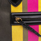 Celine Medium Canvas Striped Phantom Luggage Tote