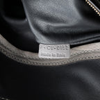 Celine Medium Croc Embossed Leather Luggage Phantom Tote