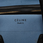 Celine Medium Denim Phantom Luggage Tote