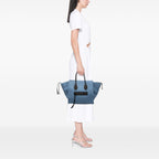 Celine Medium Denim Phantom Luggage Tote