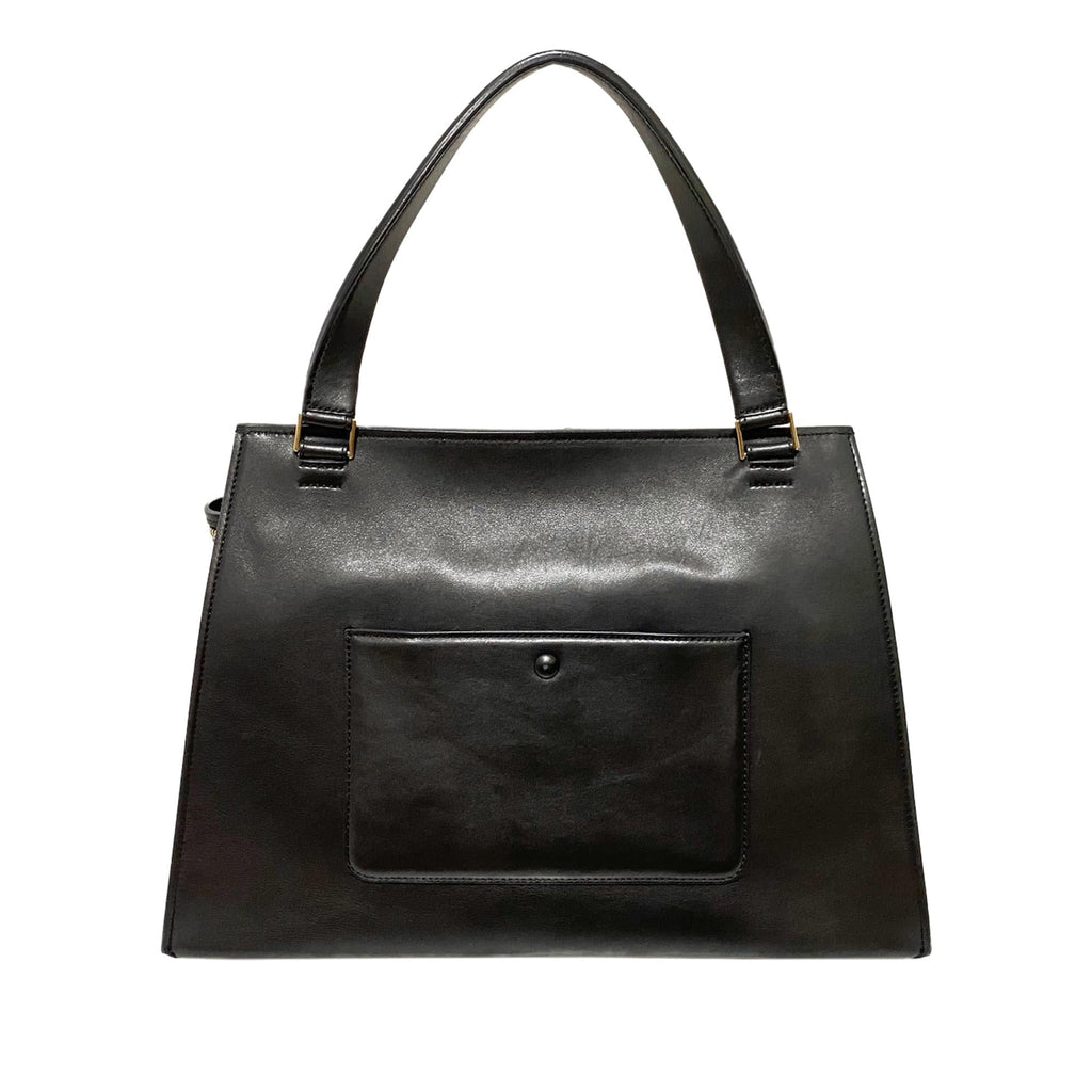 Celine Medium Edge Bicolor Leather Handbag (SHG-36189)