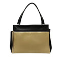 Celine Medium Edge Bicolor Leather Handbag (SHG-37631)