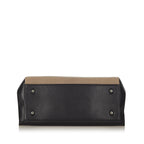 Celine Medium Edge Bicolor Leather Handbag (SHG-85HnTC)