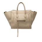 Celine Medium Leather Luggage Phantom Tote