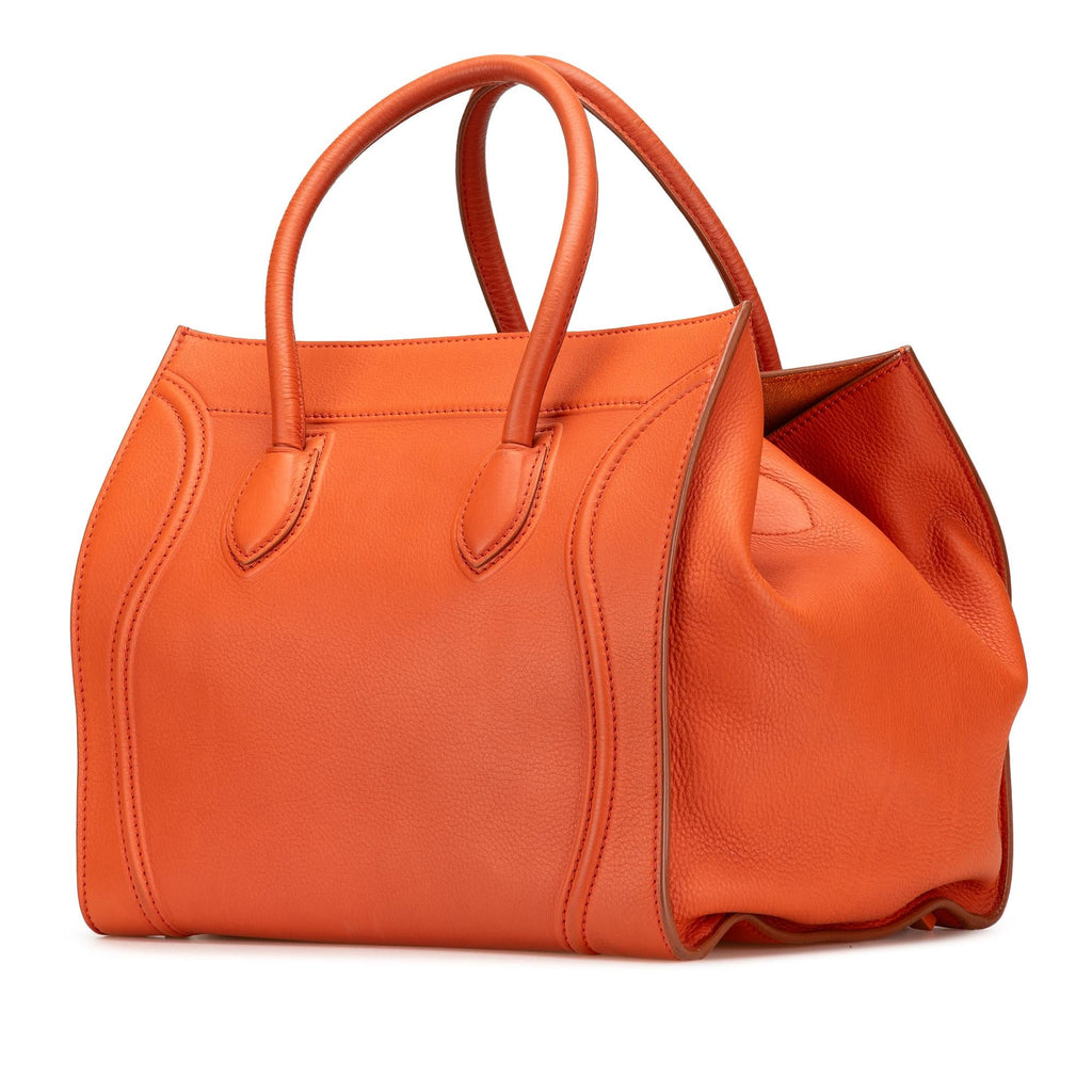 Celine Medium Leather Phantom Luggage Tote
