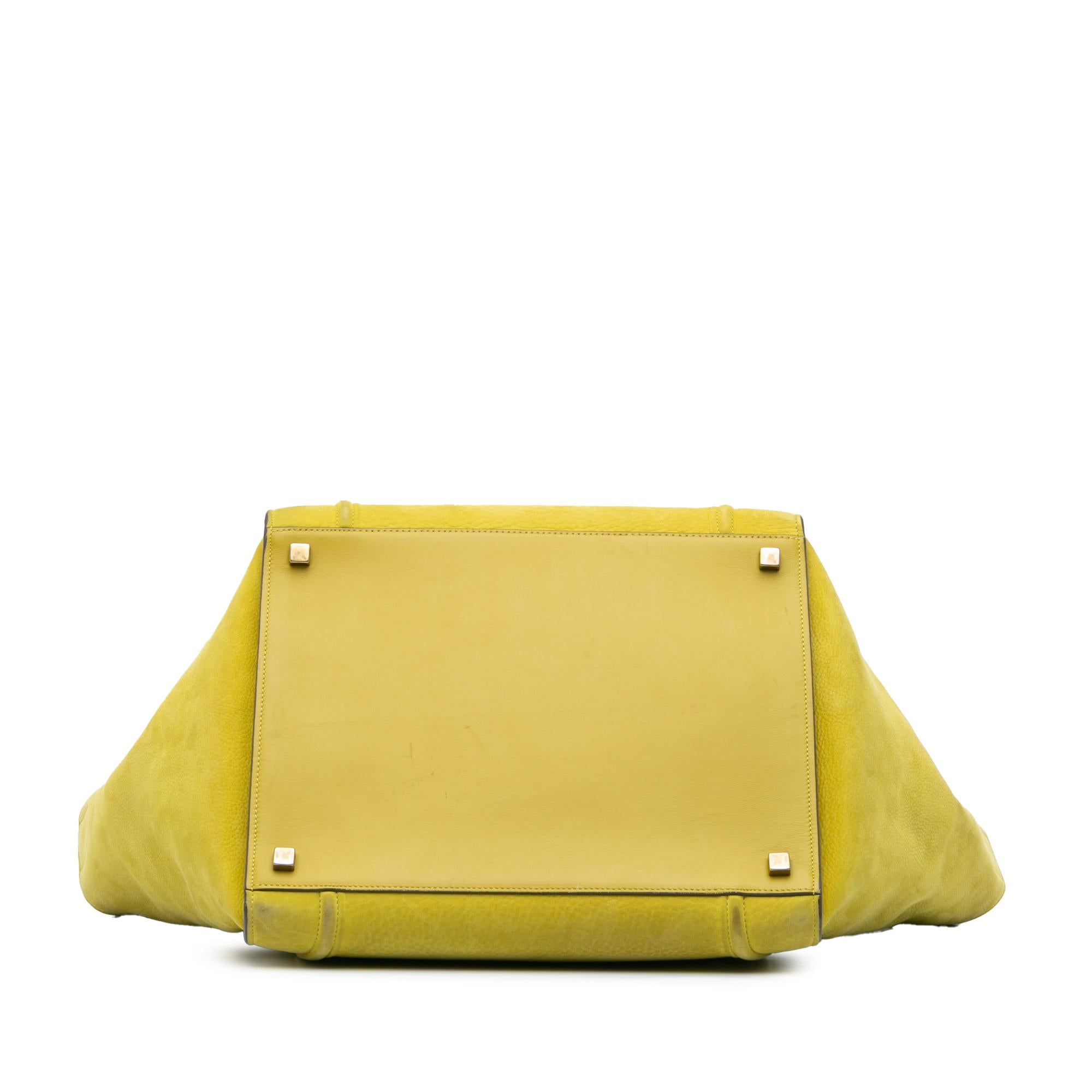 Celine Medium Leather Phantom Luggage Tote