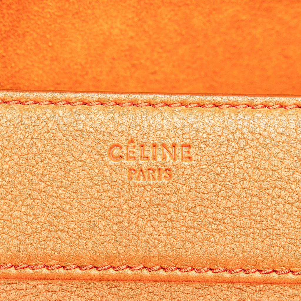 Celine Medium Leather Phantom Luggage Tote