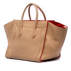 Celine Medium Leather Phantom Luggage Tote