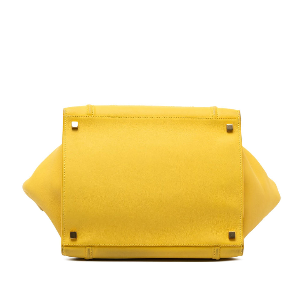 Celine Medium Leather Phantom Luggage Tote