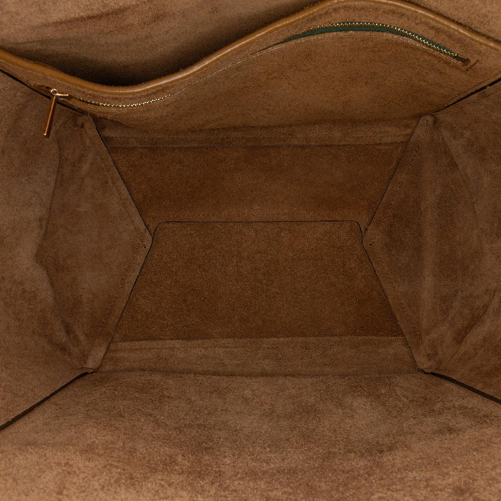 Celine Medium Leather Seau Sangle Bucket Bag