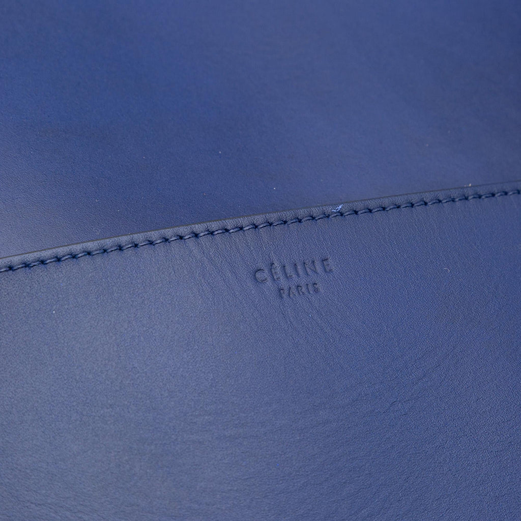 Celine Medium Leather Seau Sangle Bucket Bag