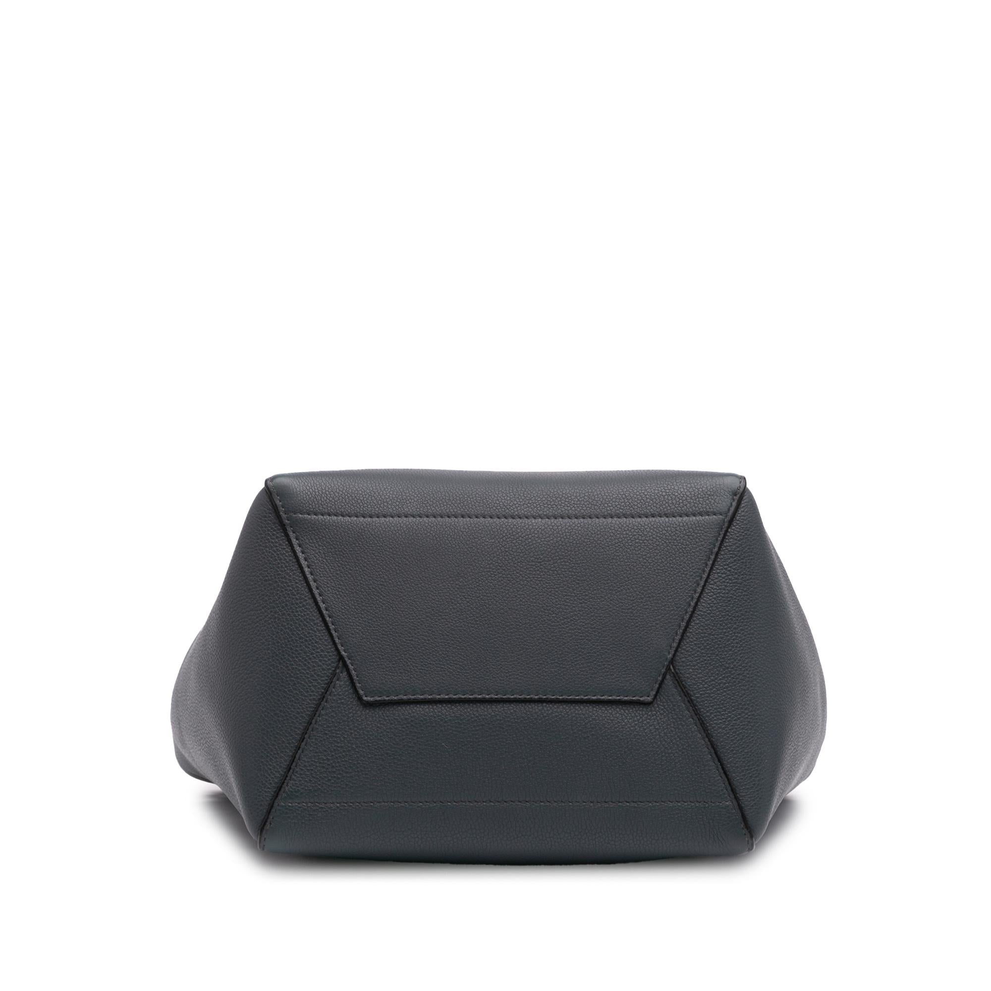 Celine Medium Leather Seau Sangle Bucket Bag