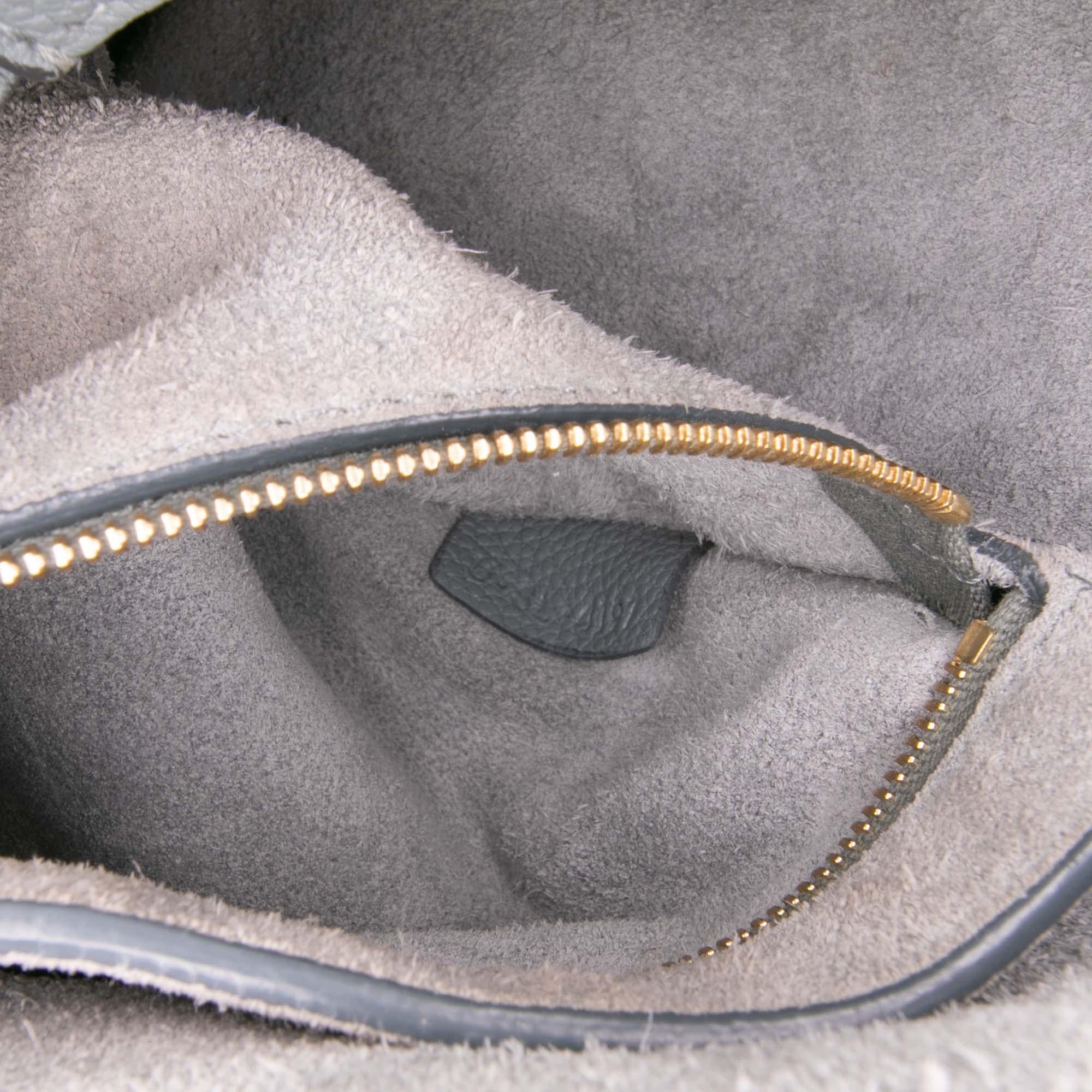 Celine Medium Leather Seau Sangle Bucket Bag