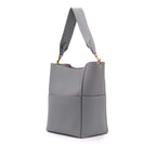 Celine Medium Leather Seau Sangle Bucket Bag