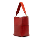 Celine Medium Leather Seau Sangle Bucket Bag