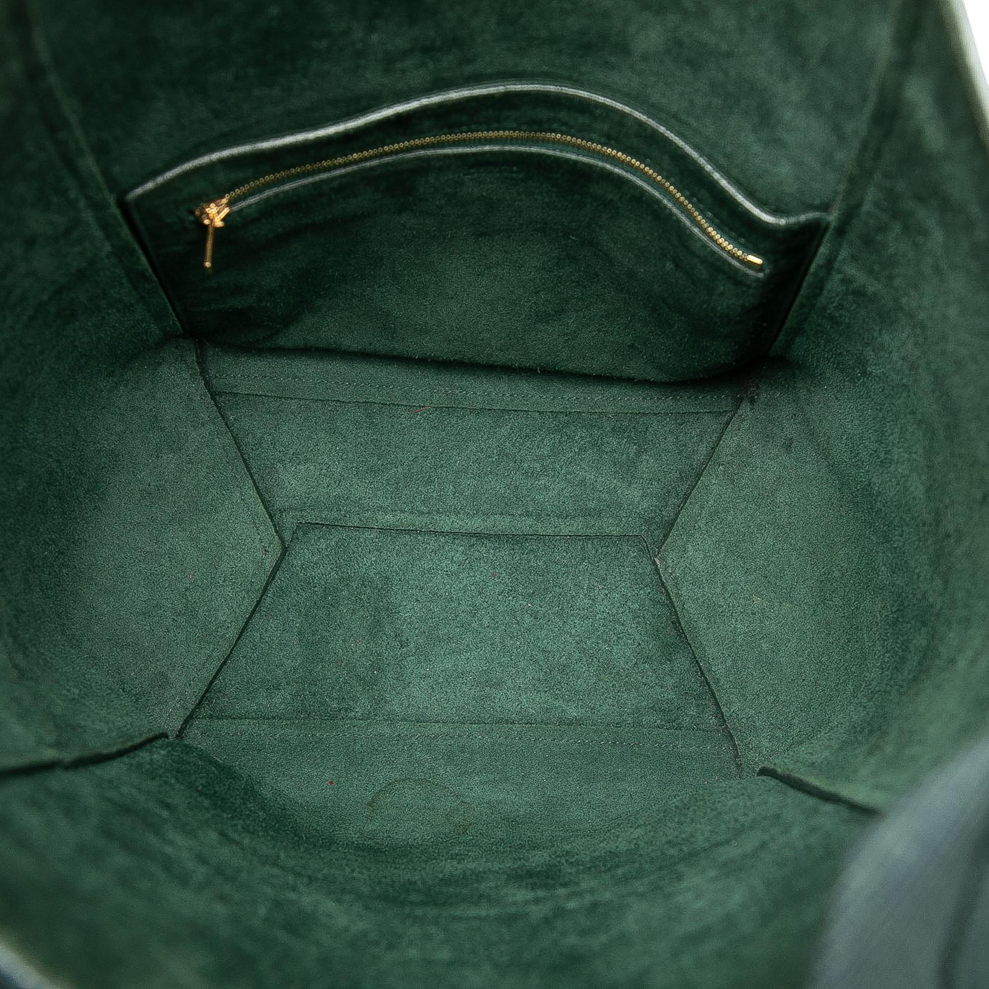 Celine Medium Leather Seau Sangle Bucket