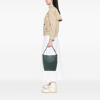 Celine Medium Leather Seau Sangle Bucket