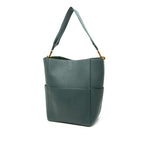 Celine Medium Leather Seau Sangle Bucket