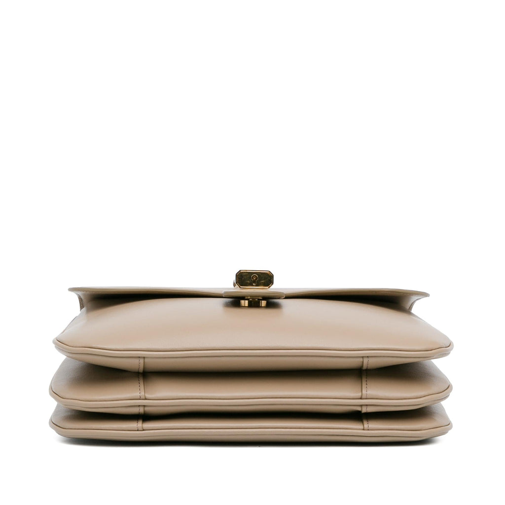 Celine Medium Leather Tabou Crossbody (SHG-crepzX)